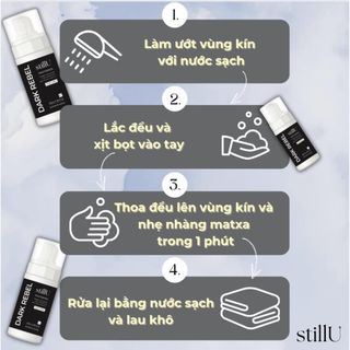 Combo dung dịch vệ sinh dành cho nam và nữ stillU 100ml