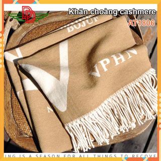 Khăn choàng nữ cao cấp Cashmere-quà tặng 20_11- quốc tế phụ nữ at1806