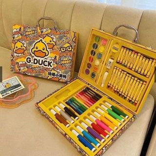 HỘP MÀU VẼ VALI VỊT VÀNG G.DUCK 67 CHI TIẾT CHO BÉ
