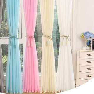 Màn cửa màu 1mx2.7m đục lỗ