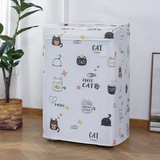 Trùm máy giặt PEVA size A to - 12 kg trở xuống
