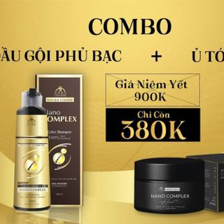 Combo Gội + Ủ nhuộm tóc phủ bạc