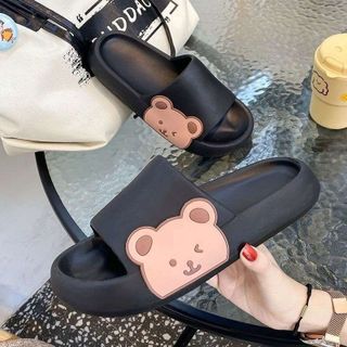 Dép nhựa gấu đế cao