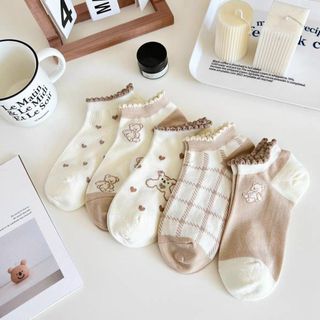 Set 5 đôi tất vớ nữ hàng đẹp giá rẽ sẵn sỉ sll