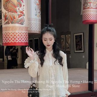 Áo tơ gạo ren