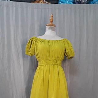 Đầm tay búp,đuôi cá chất đũi