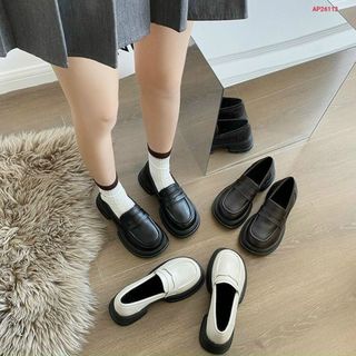 Giày lười nữ chất da mềm đẹp AP26