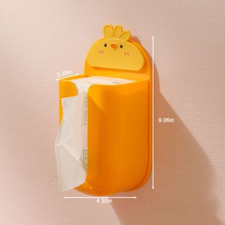 Hộp đựng khăn giấy rút đồ dùng đa năng dán treo tường hình thú