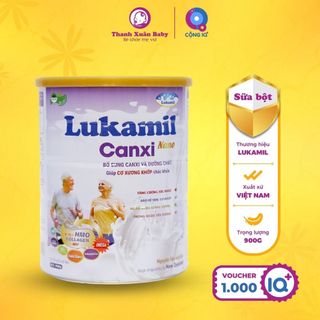 Sữa bột Lukamil Canxi Nano vị hạt chia Mỹ bổ sung Canxi cần thiết 900g - Thanh Xuân Baby giá sỉ