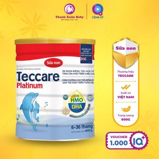 Sữa bột Teccare Platinum bổ sung dinh dưỡng giúp trẻ phát triển cân đối 800g - Thanh Xuân Baby giá sỉ