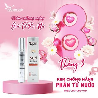 Kem chống nắng phân tử nước
