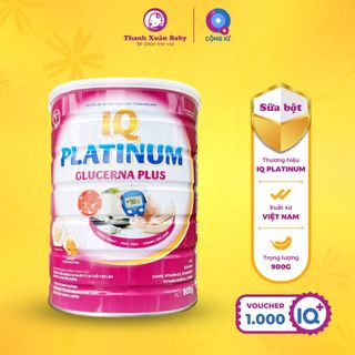 Sữa cho người tiểu đường IQ Platinum Glucerna Plus hỗ trợ phục hồi sức khỏe 900g - Thanh Xuân Baby giá sỉ