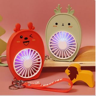 Quạt cầm tay mini hình thú kèm móc DianDi 2182