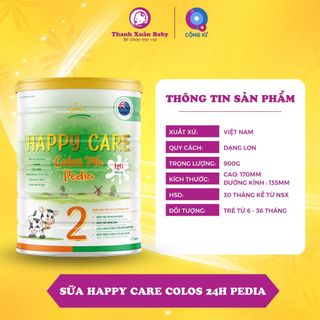 Sữa non Happy Care Pedia cải thiện biếng ăn giúp trẻ ăn ngon miệng 900g - Thanh Xuân Baby