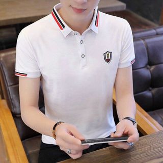 ÁO LOGO THÊU CHỮ H MÀU ĐEN