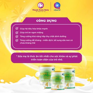 Sữa non 24h Happy Care Goat BA sữa dê bổ sung dinh dưỡng cho trẻ ăn ngon 900g - Thanh Xuân Baby