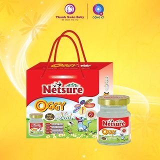Yến sào chưng sẵn Netsure Oggy Kid bổ sung dinh dưỡng cho trẻ (tổ yến 15%) - Thanh Xuân Baby