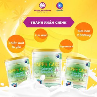 Sữa non Happy Care Xương Khớp cho người loãng xương, thiếu hụt Canxi 900g - Thanh Xuân Baby