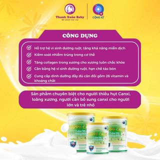 Sữa non Happy Care Xương Khớp cho người loãng xương, thiếu hụt Canxi 900g - Thanh Xuân Baby