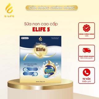Sữa non Elife 5 dành cho người tiểu đường và nguy cơ bị tiểu đường