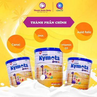 Sữa non Kymota Grow IQ Sữa bột phát triển chiều cao và trí não 900g - Thanh Xuân Baby