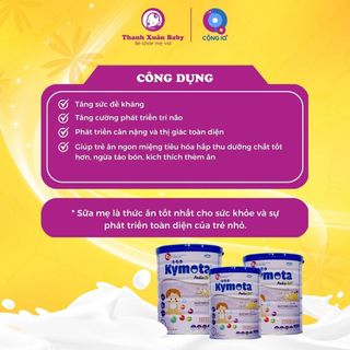 Sữa non Kymota Pedia BA+ bổ sung dinh dưỡng cho trẻ biếng ăn 900g - Thanh Xuân Baby