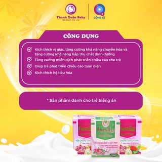 Yến sào chưng sẵn Family Nest Plus cho trẻ biếng ăn (38% Yến sợi) - Thanh Xuân Baby