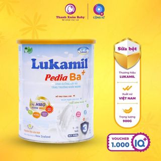 Sữa bột Lukamil Pedia 900g vị hạt chia Organic hỗ trợ trẻ biếng ăn - Thanh Xuân Baby giá sỉ