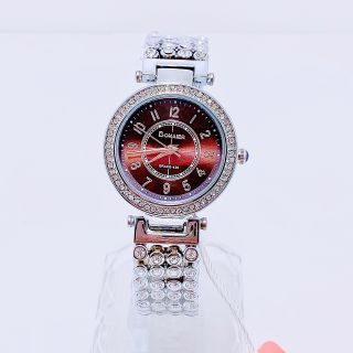 Đồng hồ đính đá nữ Bonaier 439 sang trọng - Đồng hồ nữ mặt kính thủy tinh thời trang