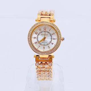 Đồng hồ đính đá nữ Bonaier 439 sang trọng - Đồng hồ nữ mặt kính thủy tinh thời trang