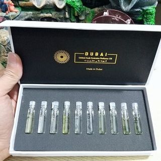 Set 10 chai chiết tinh dầu nước hoa Dubai giá cực ưu đãi dành cho khách hàng