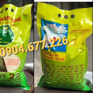 Bao đựng gạo ST25 loại 5Kg túi ép