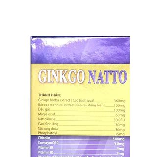 Dưỡng não ginkgo biloba coenzym q10 hộp 100 viên
