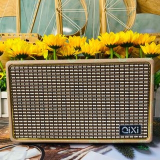 Loa bluetooth QiXi SK2025 THIẾT KẾ MỚI , loa nghe nhạc bluetooh 5.0 , âm thanh vòm 360 , bass căng - BH 6 tháng 1 đổi 1
