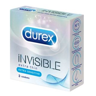 Bao cao su Durex Invisible hộp 3 cái