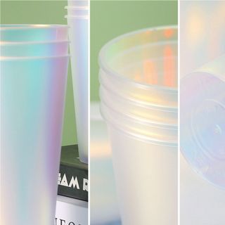 Ly cầu vồng ánh kim , ly cầu vồng bạc in logo theo yêu cầu 500-700ml ( giá logo thương lượng )