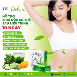 SLIMIX DETOX - Thanh Nhiệt Giải Độc Cơ Thể Hộp 10 Gói
