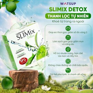 SLIMIX DETOX - Thanh Nhiệt Giải Độc Cơ Thể Hộp 10 Gói
