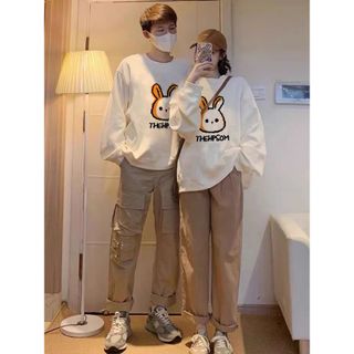 ÁO SWEATER - ÁO NỈ BÔNG CỔ TRÒN FORM 40-70KG - MÃ S1018