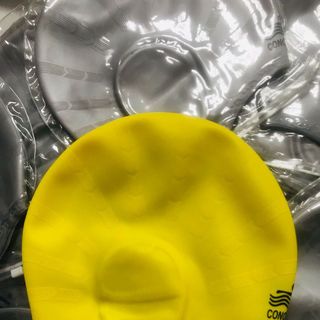 Nón bơi ,mũ bơi che tai silicon siêu co giản chống nước