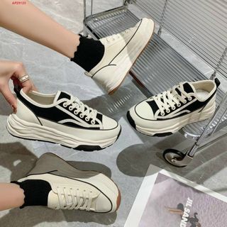 Giày thể thao nữ dáng basic đế bằng ca đẹp