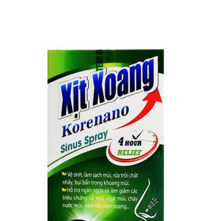 Xịt xoang Korenano ngăn ngừa sổ mũi , ngạt mũi – lọ 250ml