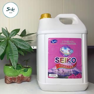 Nước giặt, nước giặt xả SEIKO đánh bay mọi viết bẩn giữ quần áo luôn mới-Nước giặt xả SEIKO 10L hương phấn hồng