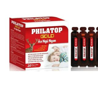 Philatop GOLD dùng cho trẻ biếng ăn chậm lớn - 20 ống