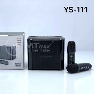 Loa karaoke YS 111 kèm mic mini nhỏ gọn ca hay