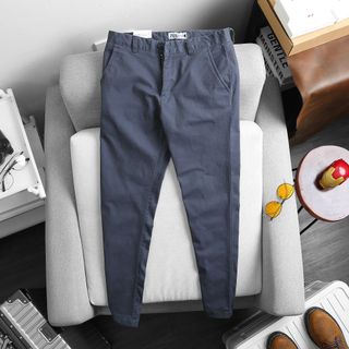 Quần dài kaki Hàn Quốc vải dày dặn form co giãn mẫu mới 2023