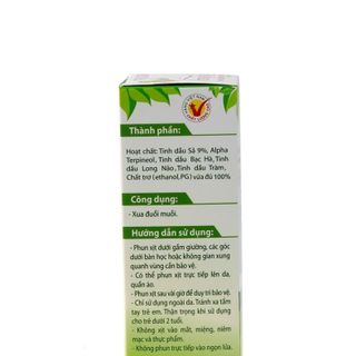 Tinh dầu xả chanh xịt xua đổi muỗi và côn trùng Fly Away chai lớn 100ml