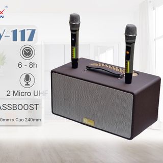 Loa kéo xách tay KV-117 Loa kéo xách tay bass đôi âm siêu trầm 4.250.000₫
