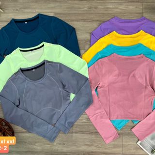 Croptop dài tay Thể Thao Nữ Siêu Đẹp Giá Sỉ, Hàng Đẹp