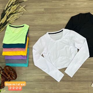 Croptop dài tay Thể Thao Nữ Siêu Đẹp Giá Sỉ, Hàng Đẹp